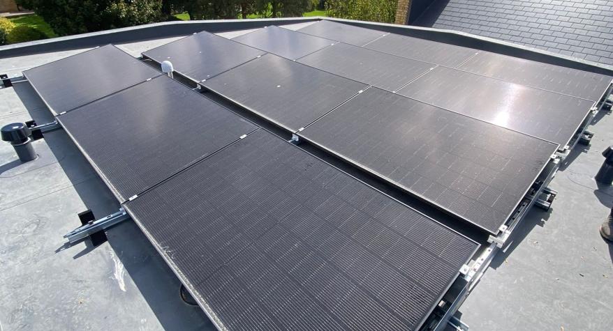 New Build Solar Panels in Charing, Kent