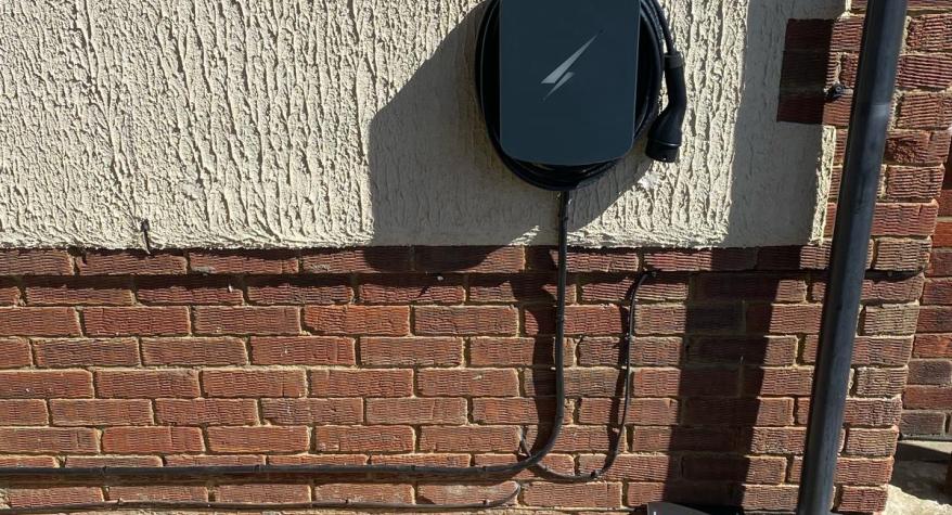 EV Car Charging Point Installed by PBA Electrical & Renewables Ltd 