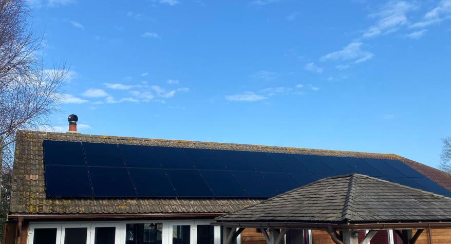Solar PV System fitted by PBA Electrical & Renewables Ltd in Deal, Kent